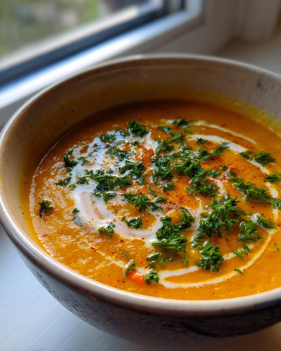 Vegan Carrot Potato Soup - detail 2