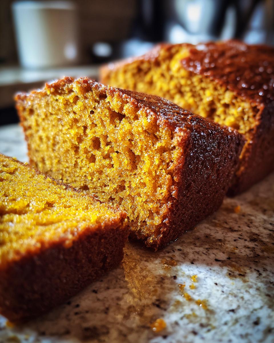 Vegan Pumpkin Bread - detail 2