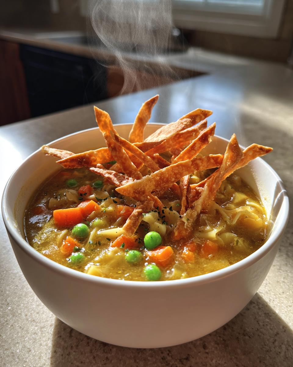 Veggie Pot Pie Soup - detail 2