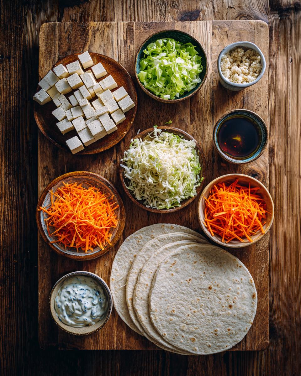 Buffalo Tofu Wrap - detail 1