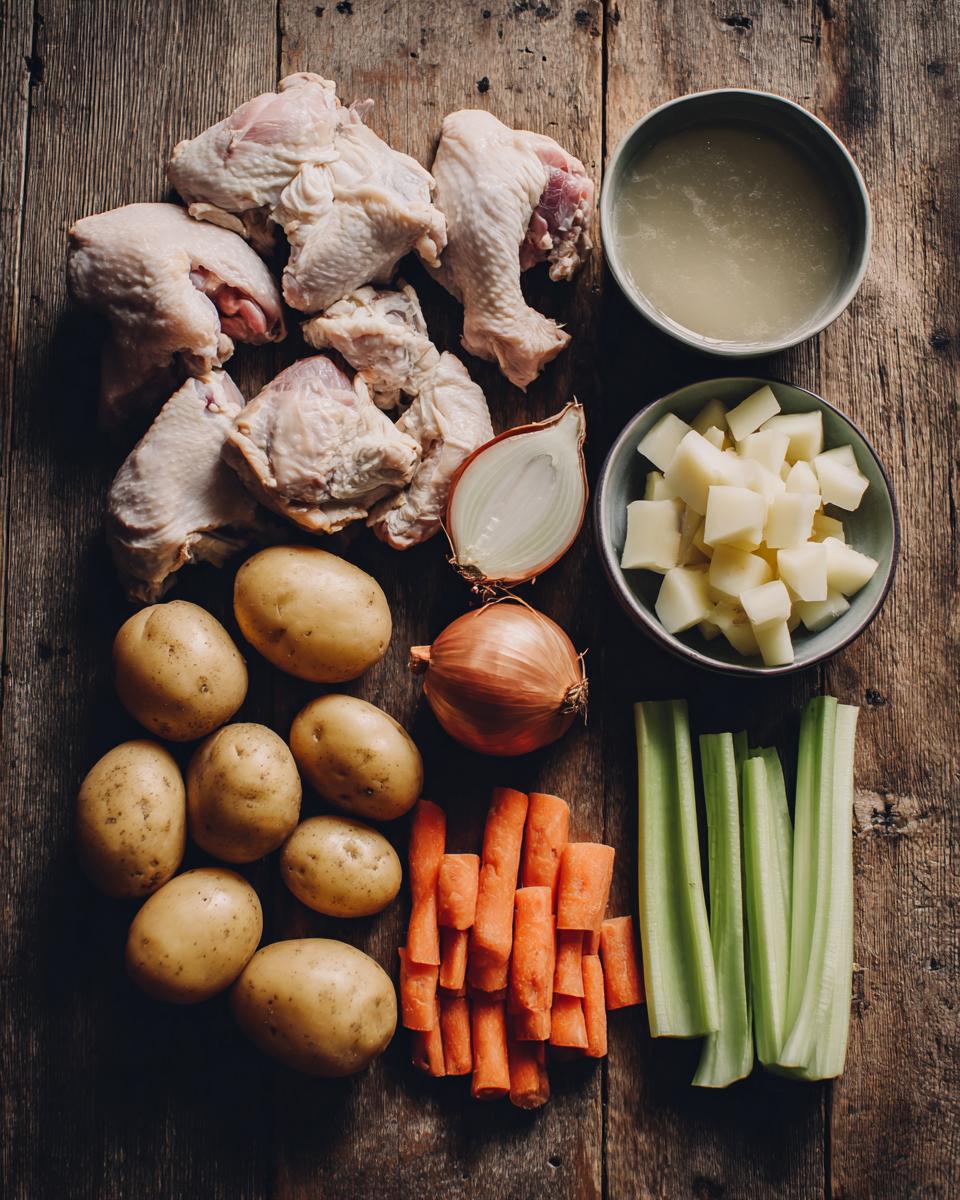 Comforting Chicken Soup with Potatoes - detail 1