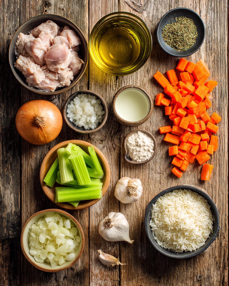 Creamy Chicken and Rice Soup - detail 1