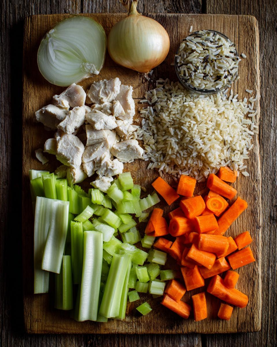 Creamy Crockpot Chicken Wild Rice Soup | Lemons + Zest - detail 1