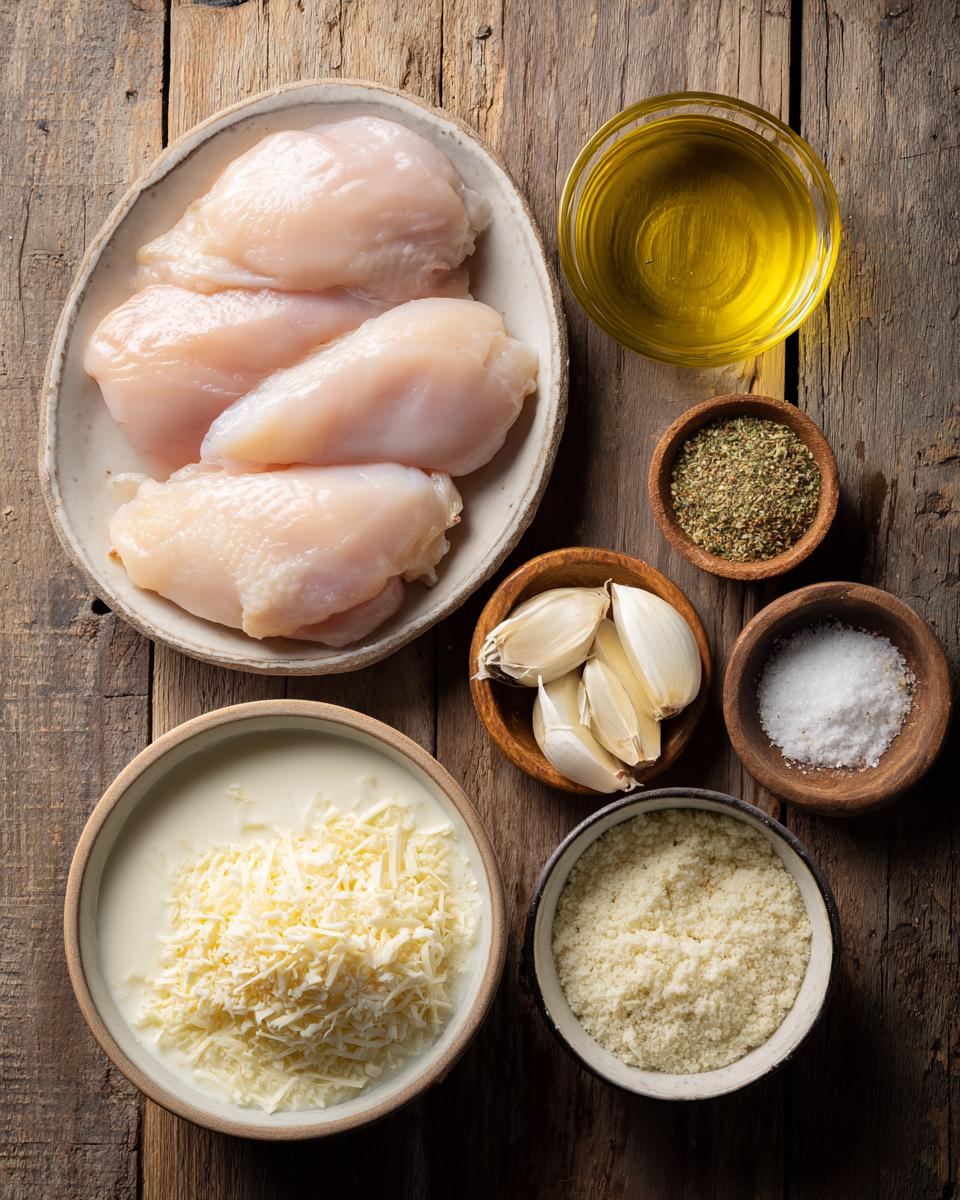 Crockpot Creamy Garlic Parmesan Chicken - detail 1