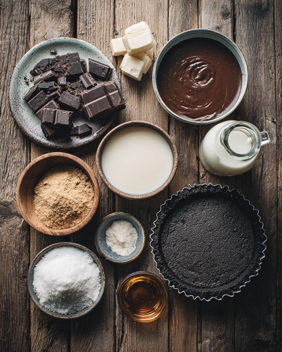 Easy Vegan Chocolate Mousse Cake - detail 1