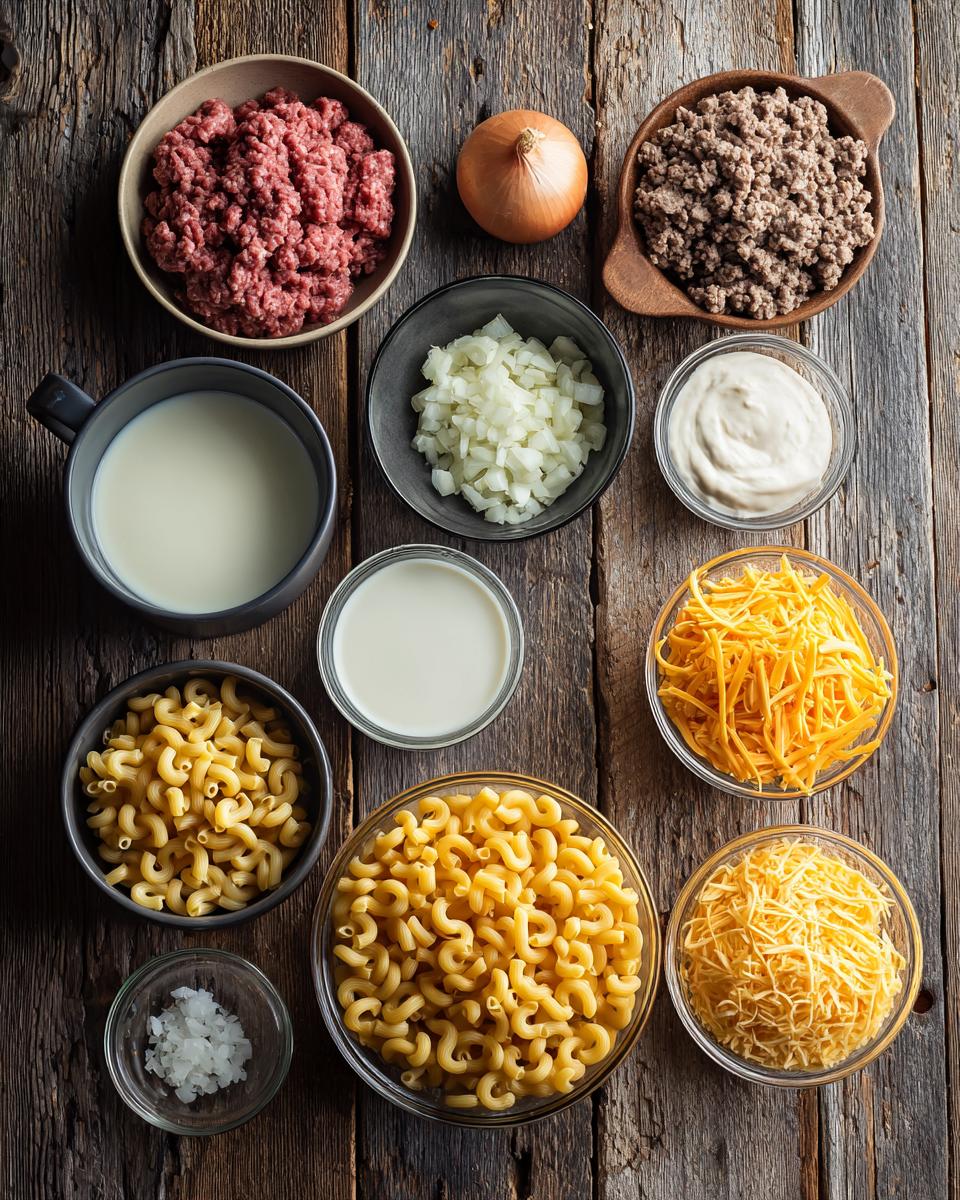 Mac & Cheese Burger Soup - detail 1