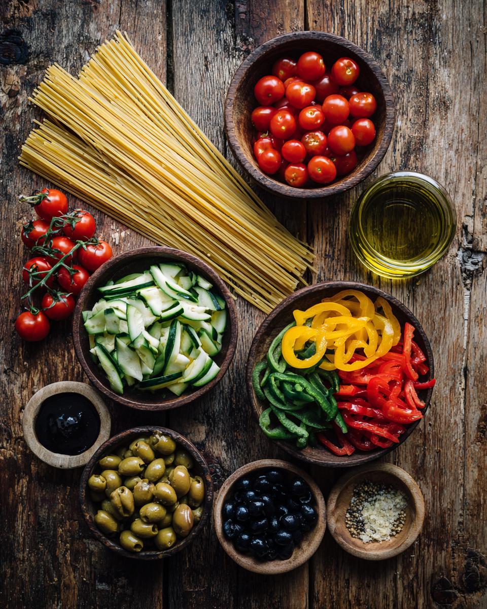 Raw Spaghetti + Veggie Pasta (Healthy + Vegan) - detail 1