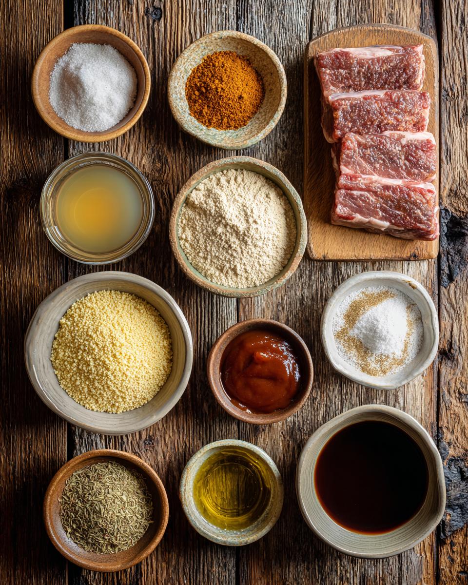 Vegan BBQ Ribs - detail 1