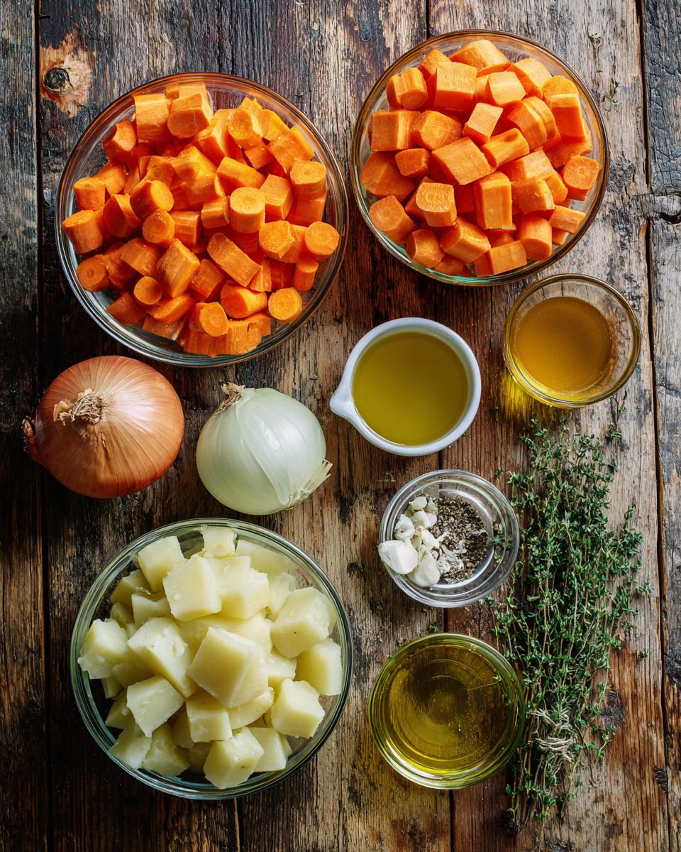 Vegan Carrot Potato Soup - detail 1