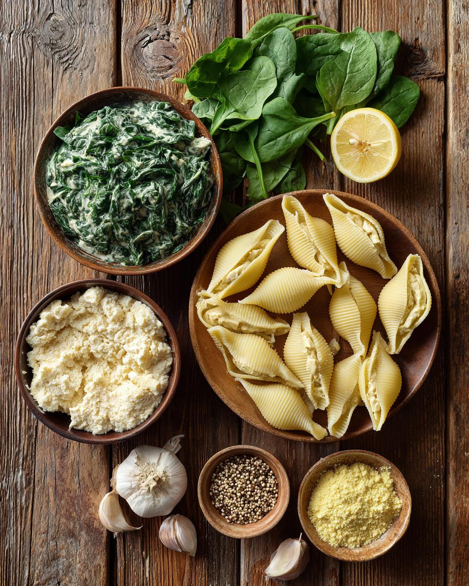 Vegan Stuffed Shells - detail 1