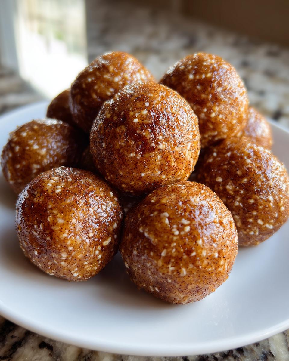Apple Cinnamon Oat Balls - detail 2