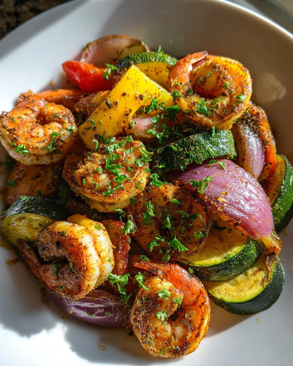 Cajun Shrimp and Vegetables - detail 2