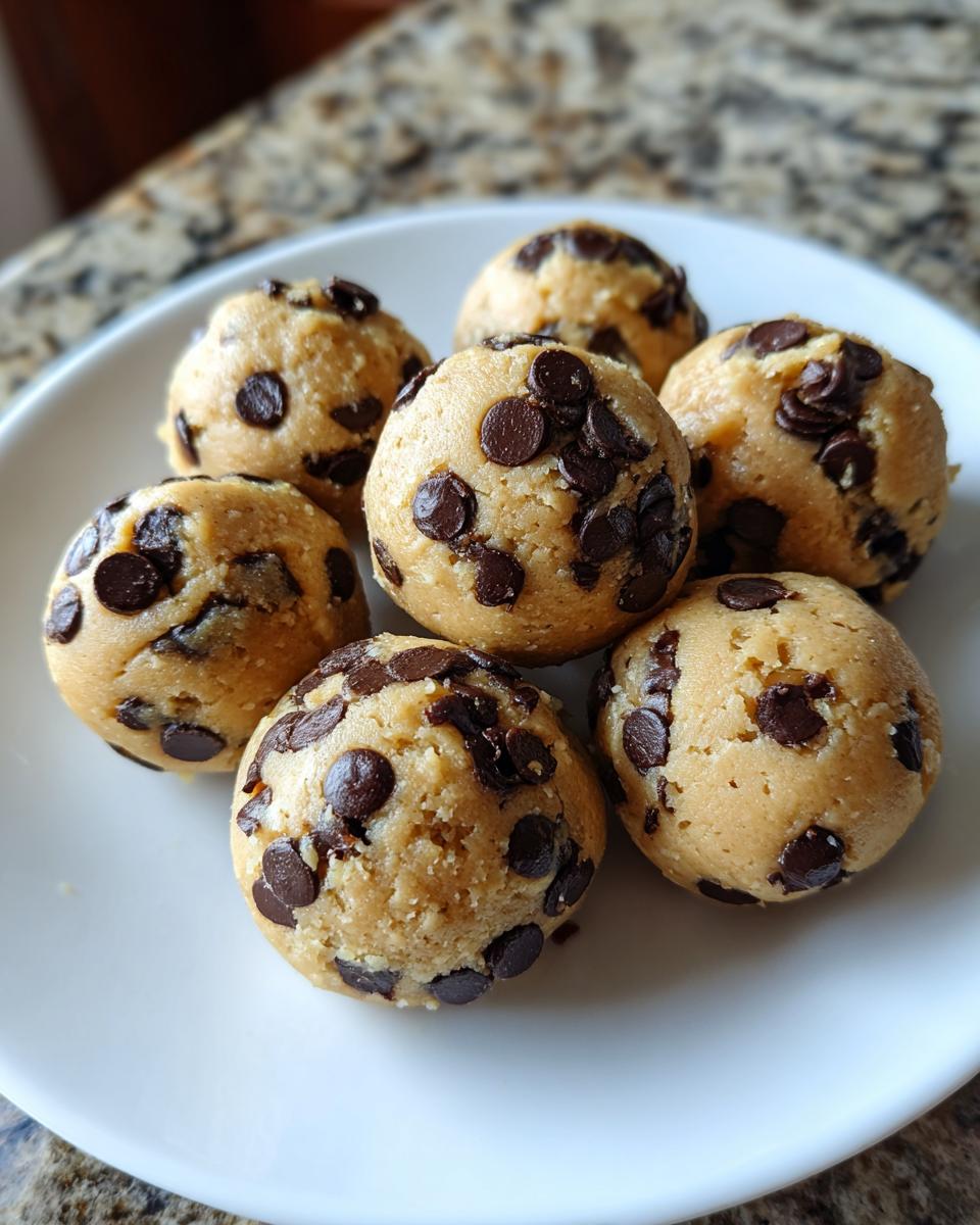 Chocolate Chip Cookie Dough Balls - detail 2