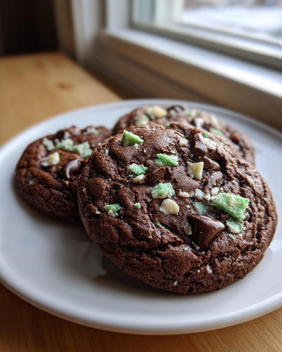 Chocolate Mint Cookies - detail 2