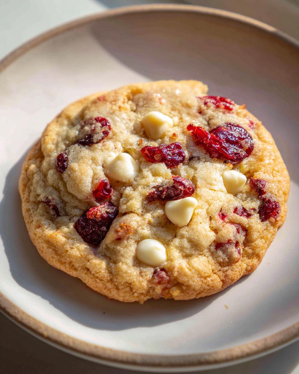 Cranberry White Chocolate Cookies - detail 2