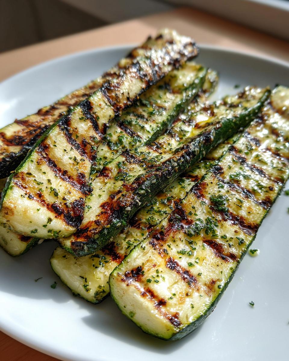 Grilled Zucchini - detail 2