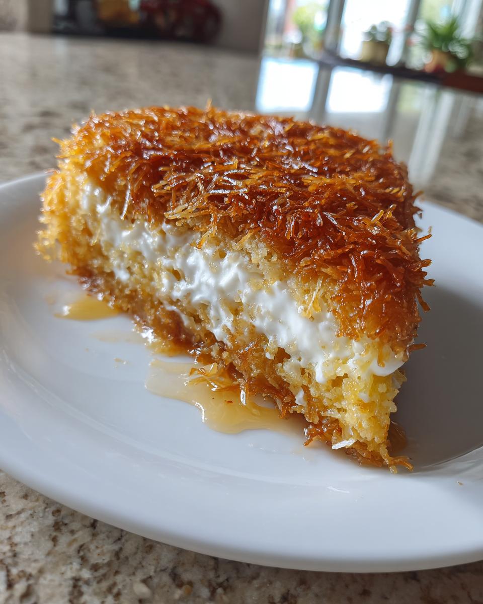 Kunafa with cream filling - detail 2