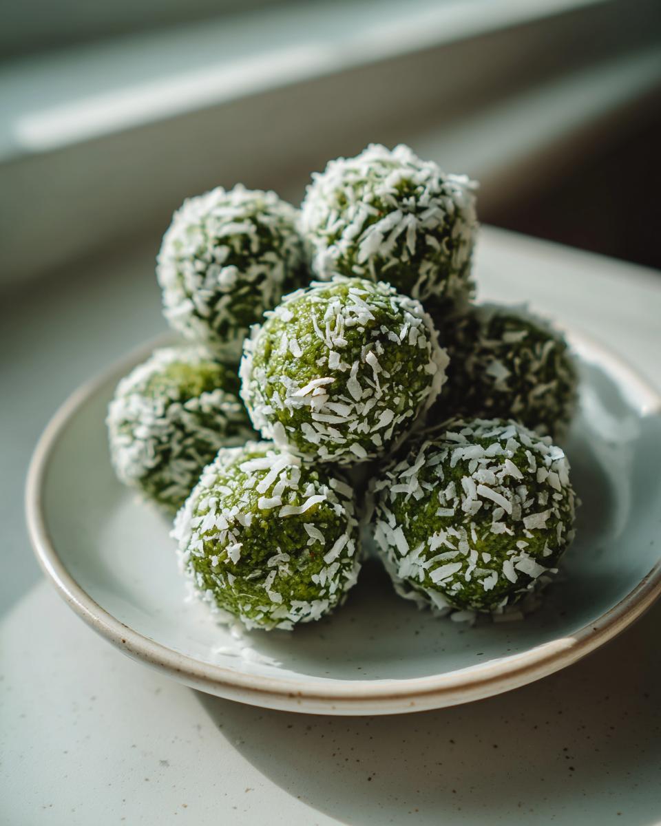 Matcha Green Tea Energy Balls - detail 2