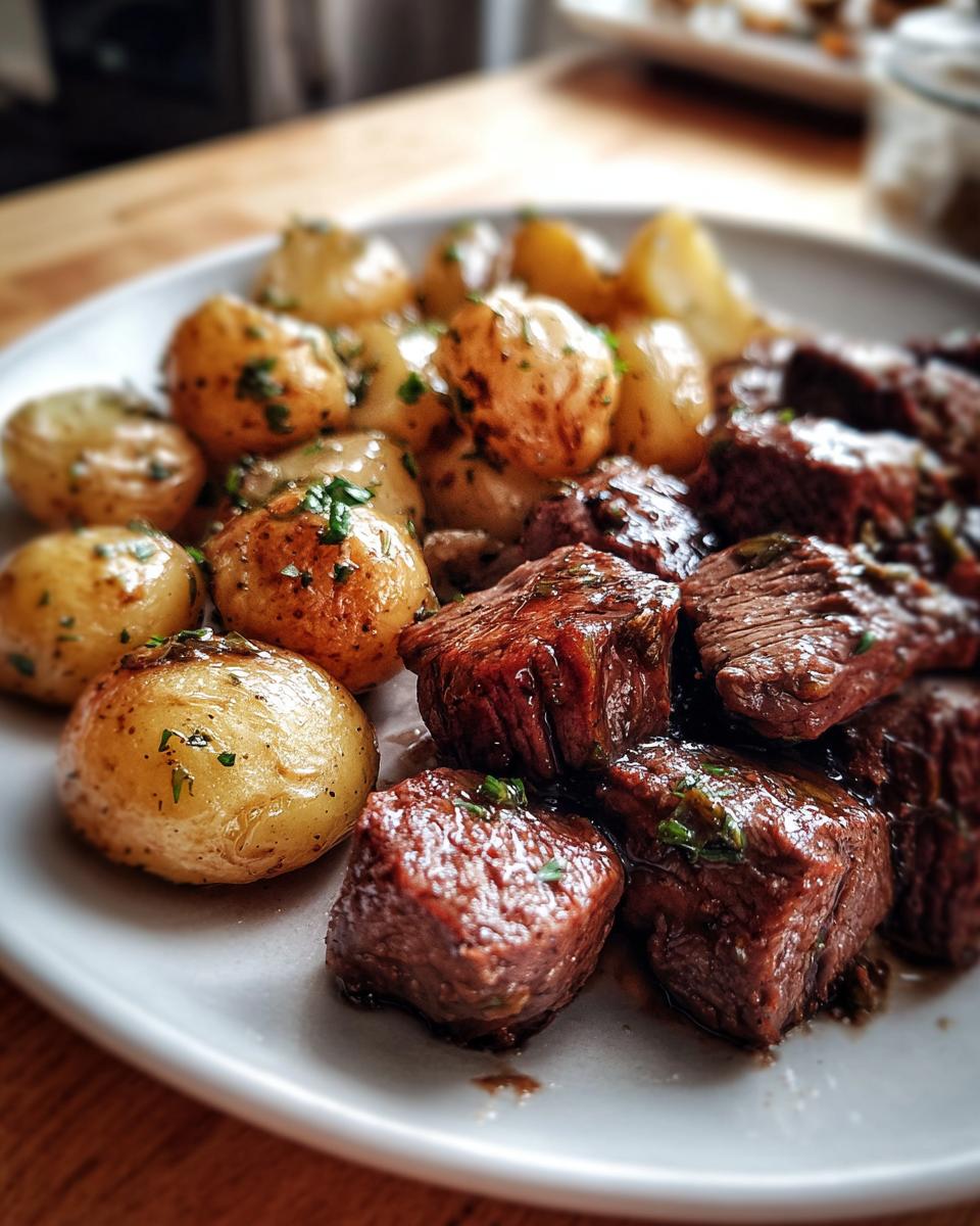 Sheet Pan Balsamic Steak and Potatoes - detail 2
