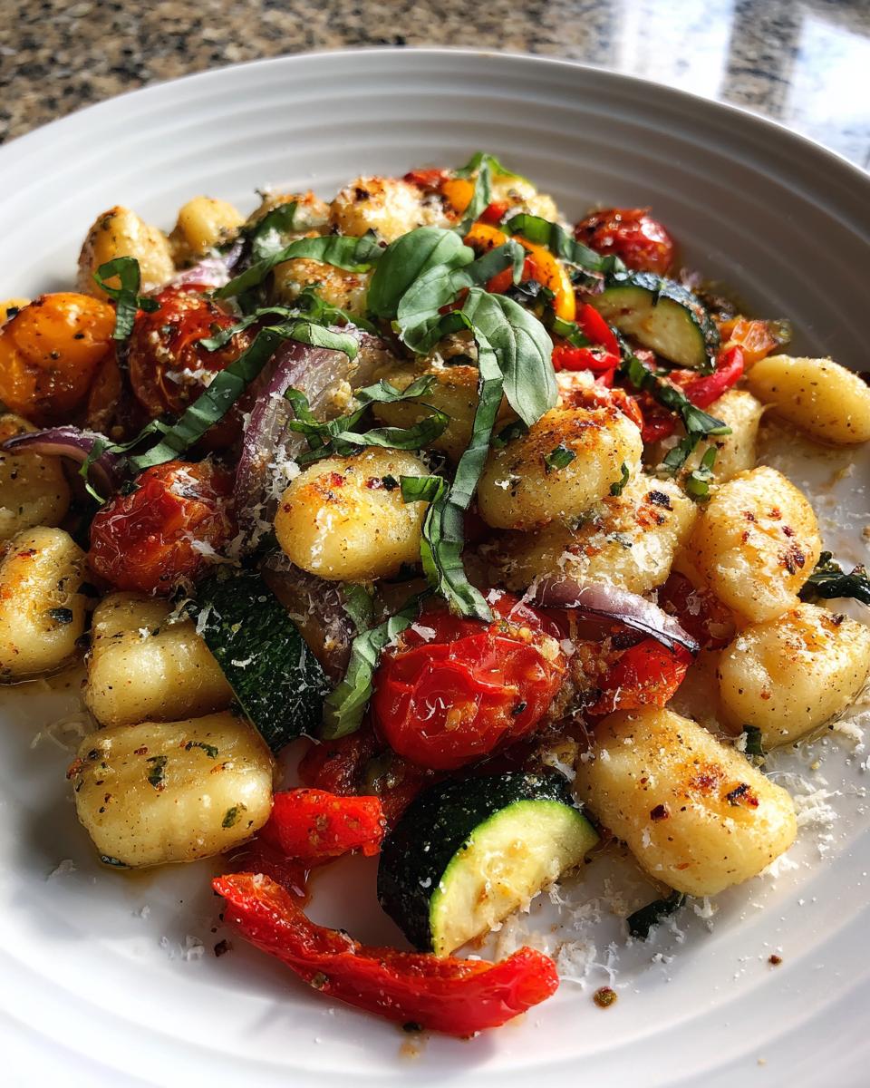 Sheet Pan Gnocchi with Roasted Vegetables - detail 2
