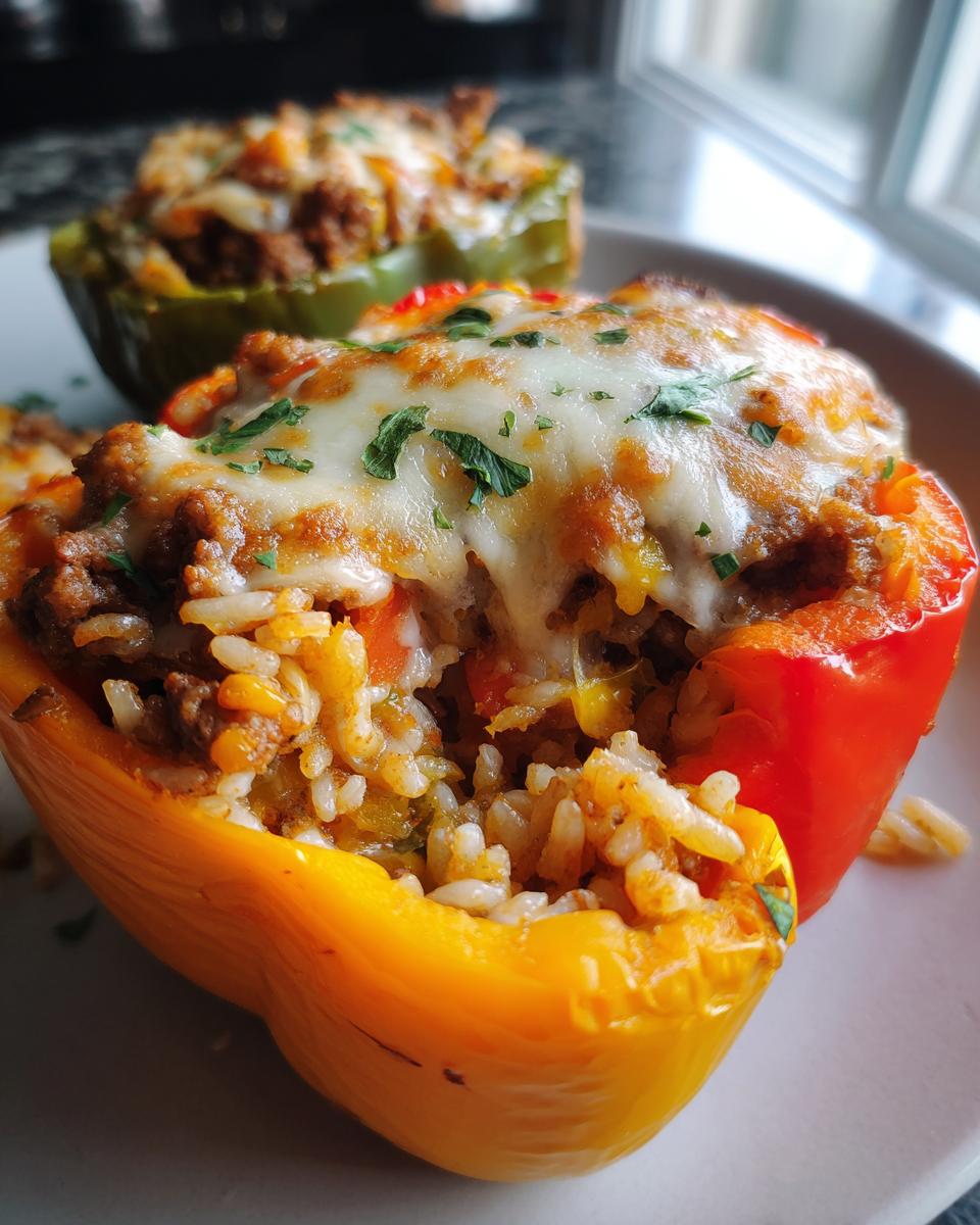 Sheet Pan Stuffed Peppers - detail 2