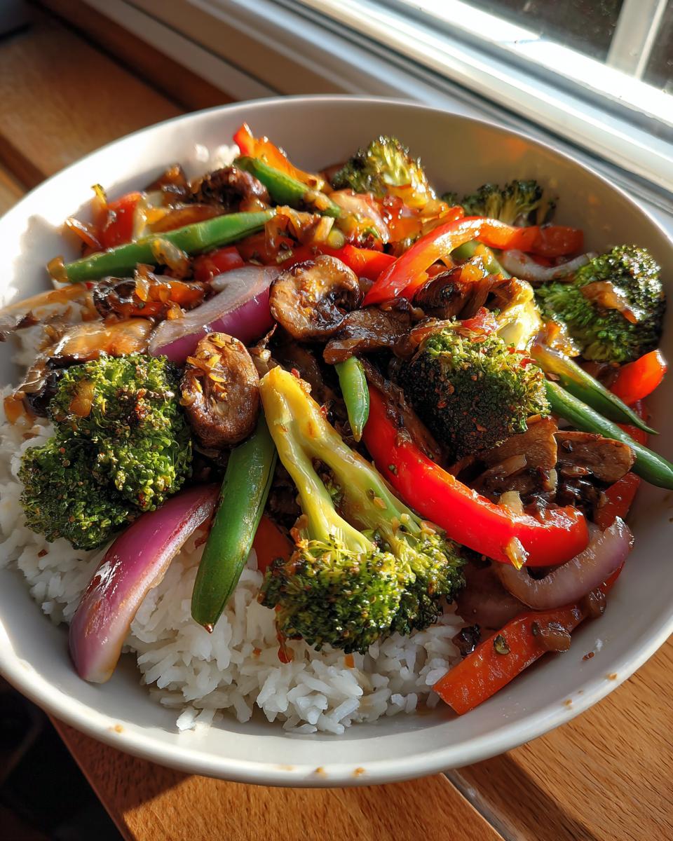 Sheet Pan Vegetable Stir Fry - detail 2