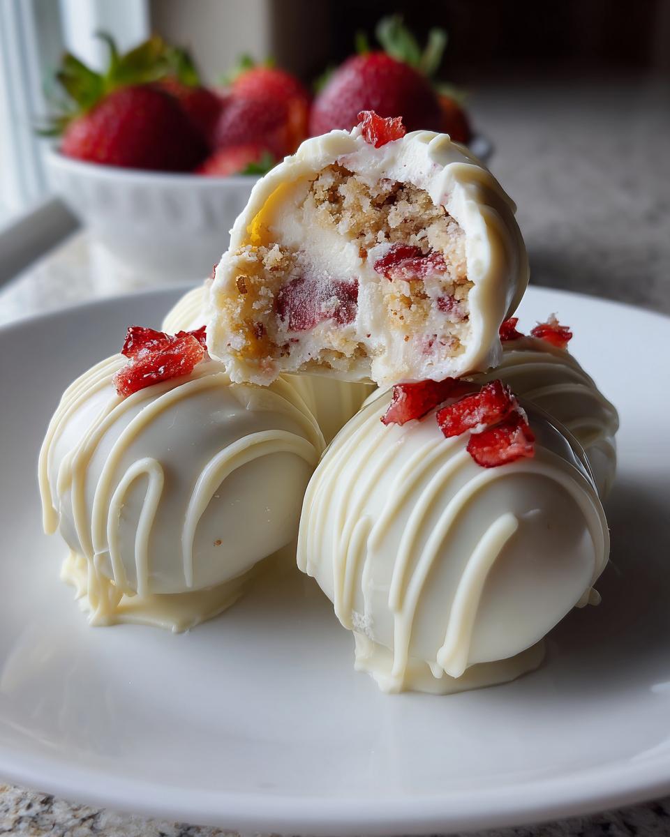 Strawberry Cheesecake Balls - detail 2