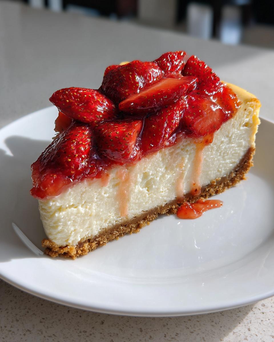 Strawberry cheesecake - detail 2