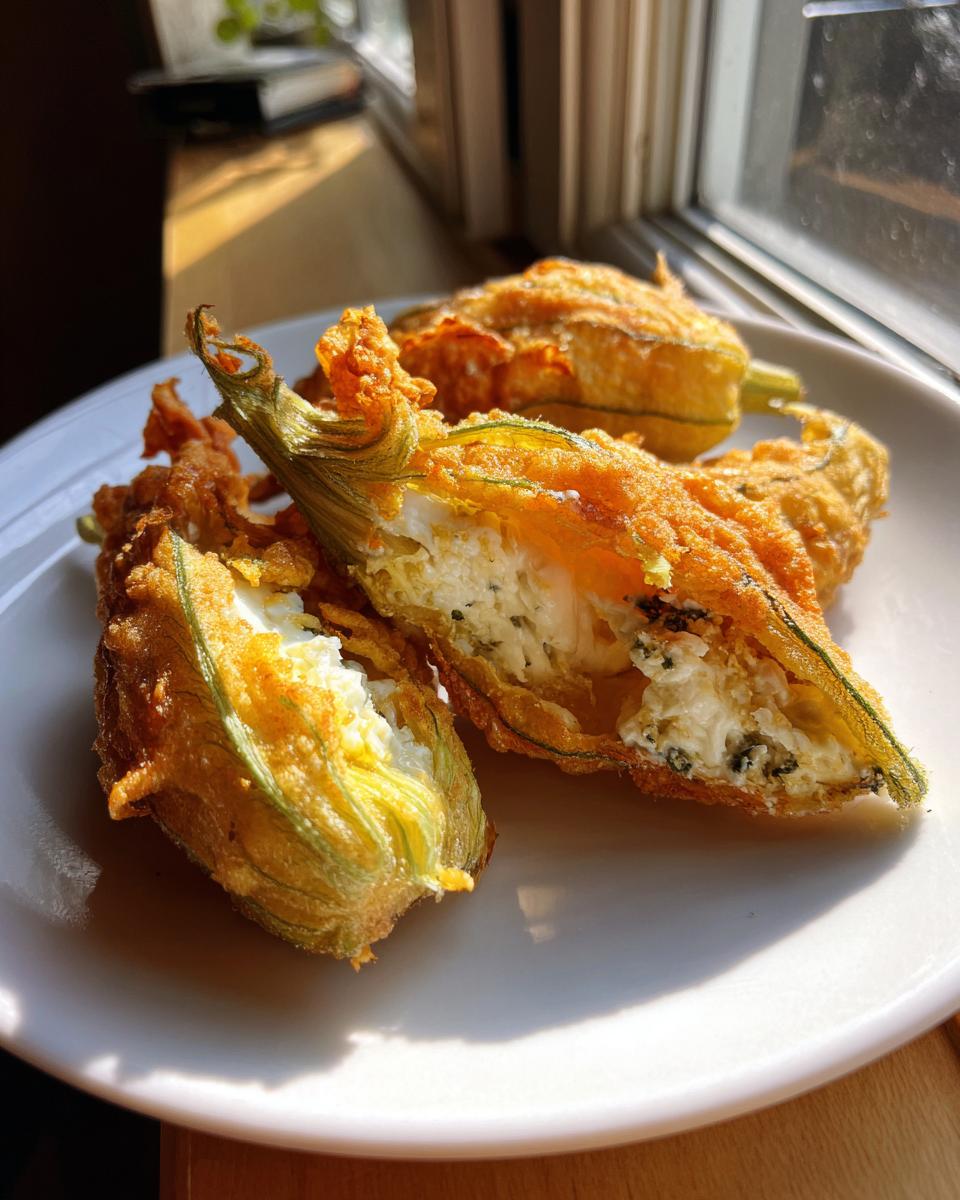 Stuffed Zucchini Blossoms - detail 2