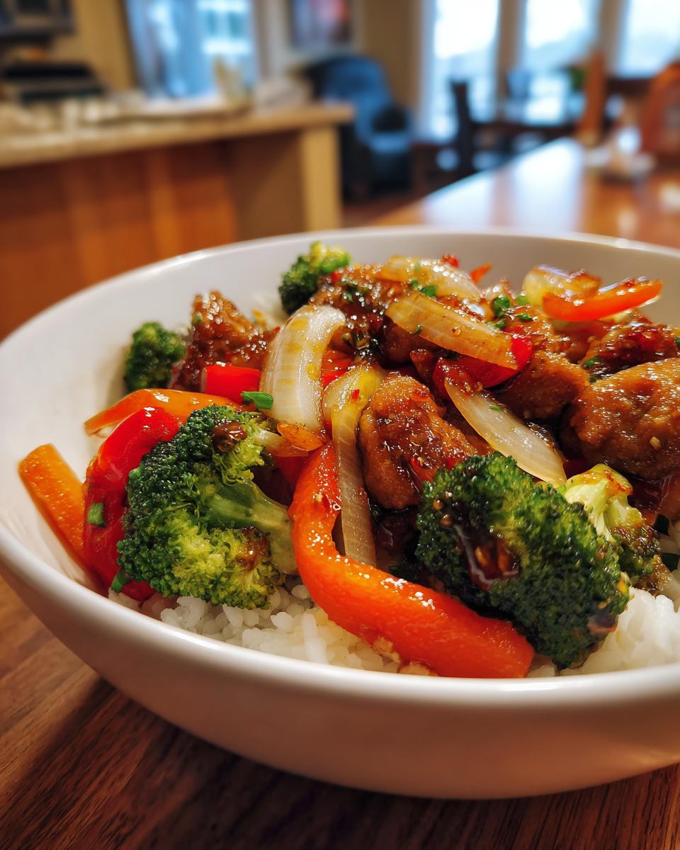 Teriyaki Chicken and Vegetables - detail 2