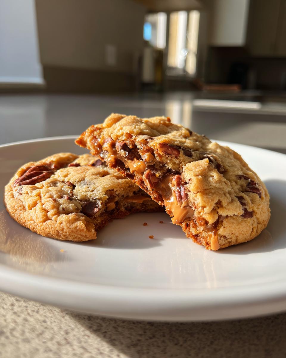 Turtle Cookies (Caramel Pecan Chocolate) - detail 2