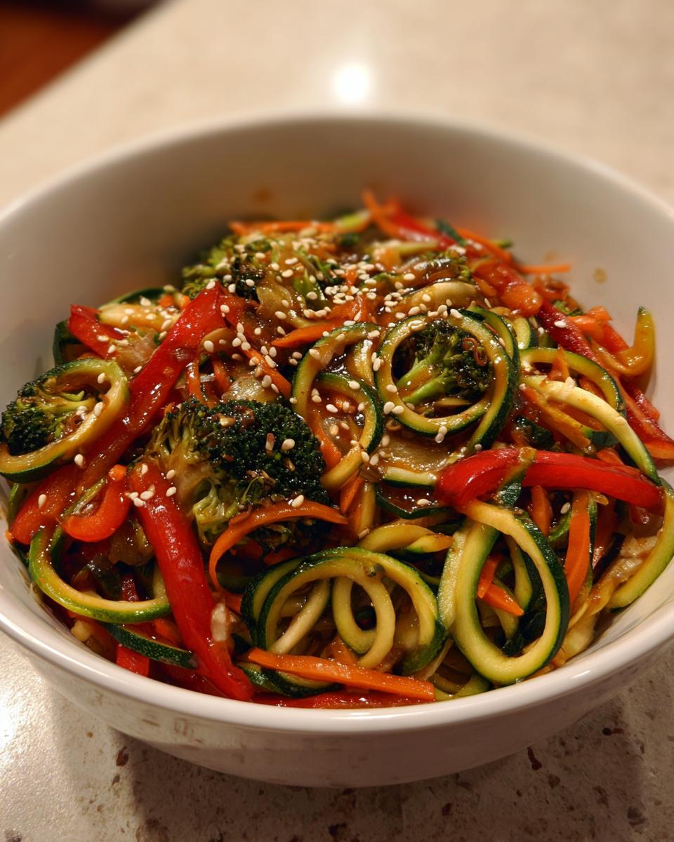 Zucchini Noodle Stir Fry - detail 2