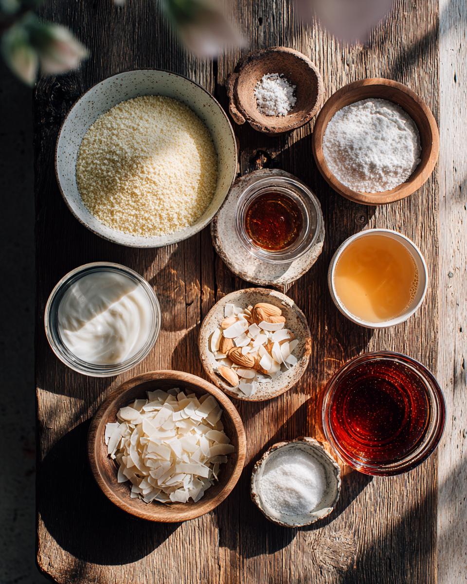 Basbousa with rose syrup - detail 1