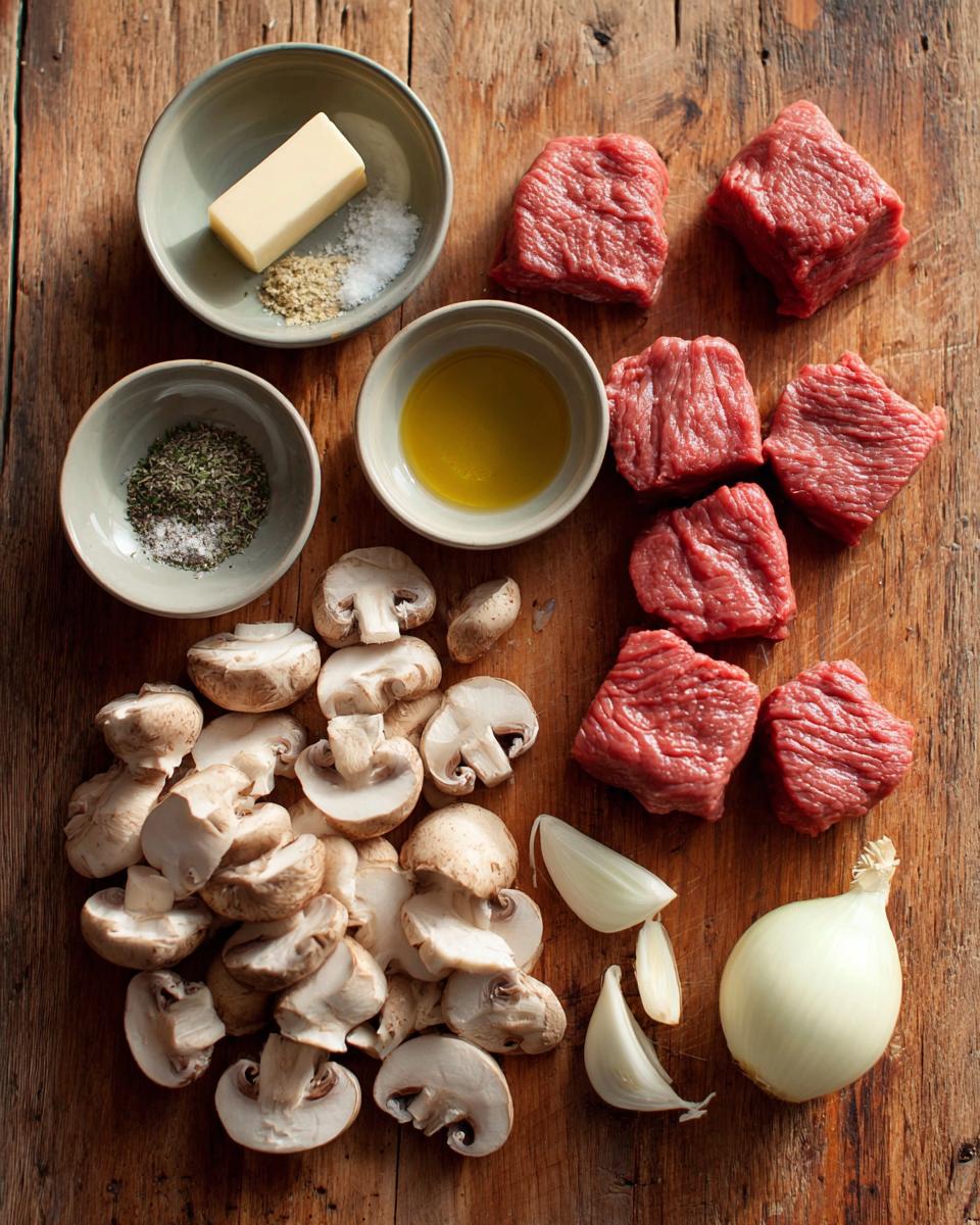 Beef tenderloin with mushroom sauce - detail 1