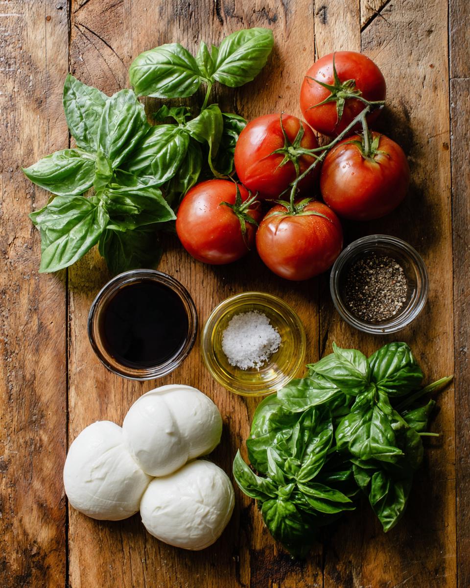 Caprese salad hearts - detail 1