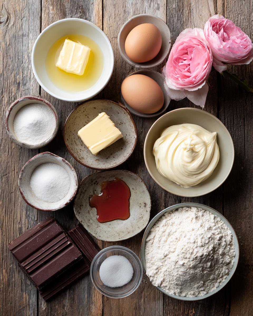 Chocolate éclair with rose cream - detail 1