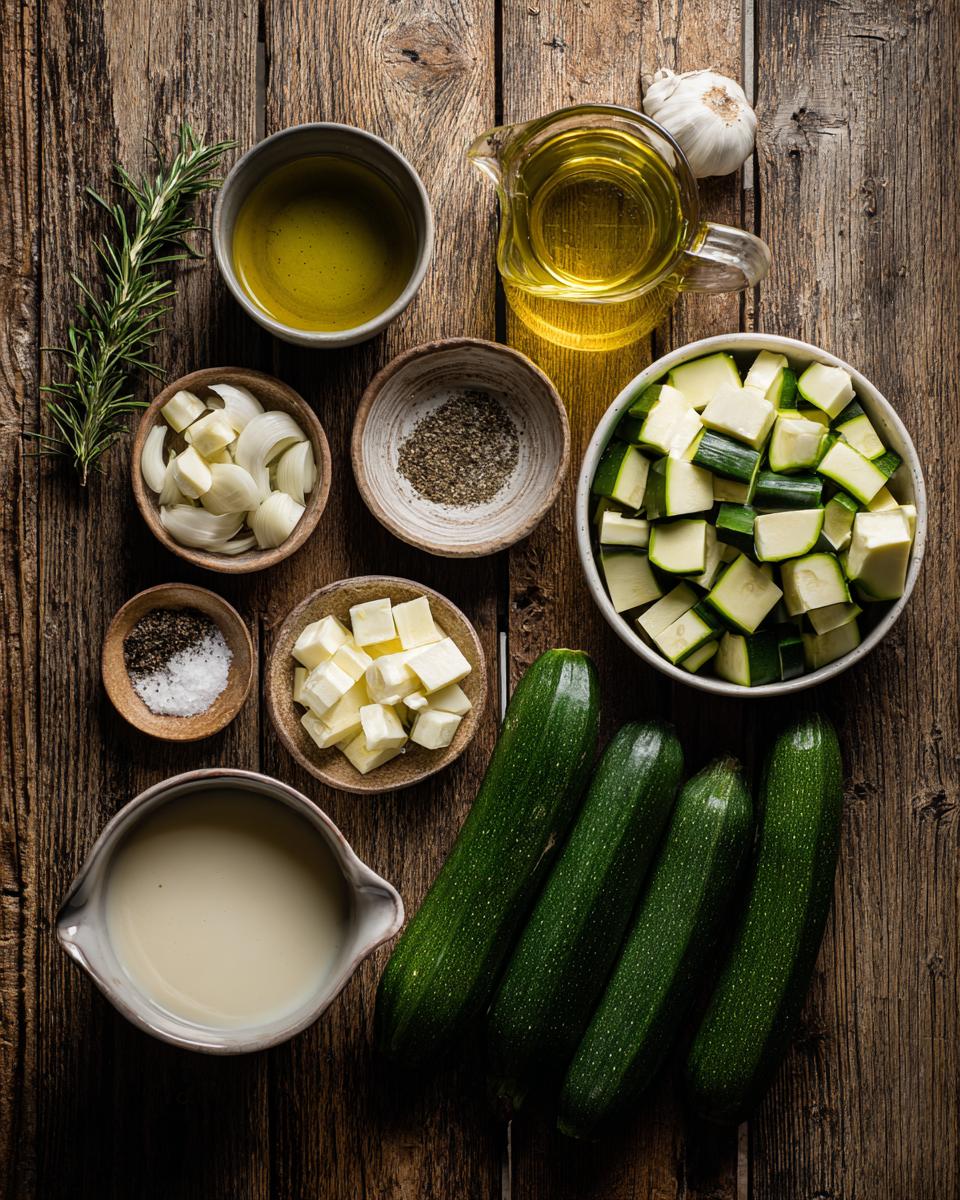 Creamy Zucchini Soup - detail 1