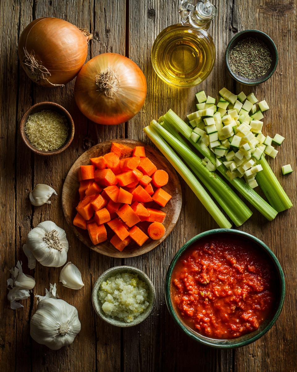 Minestrone with Zucchini - detail 1