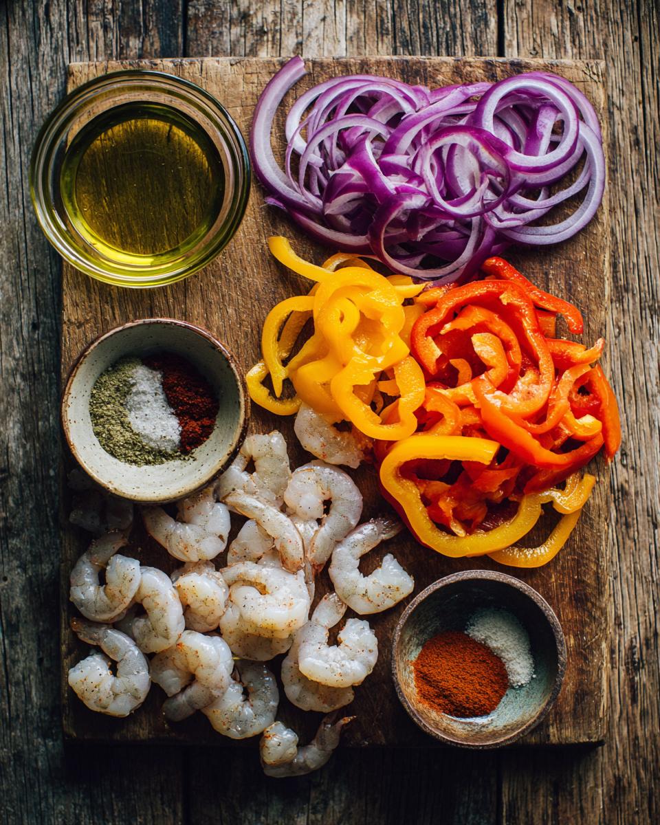 Sheet Pan Shrimp Fajitas - detail 1