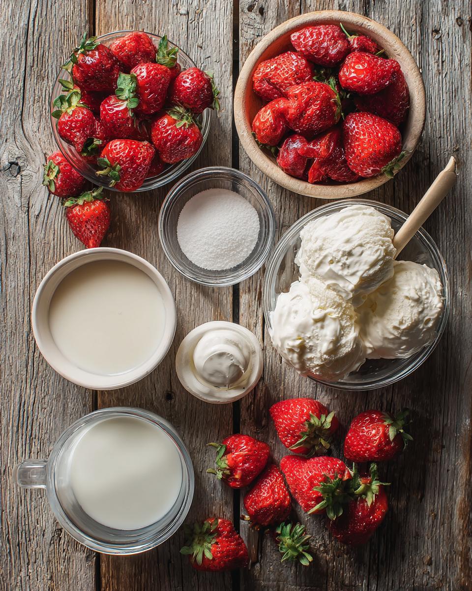 Strawberry milkshake - detail 1