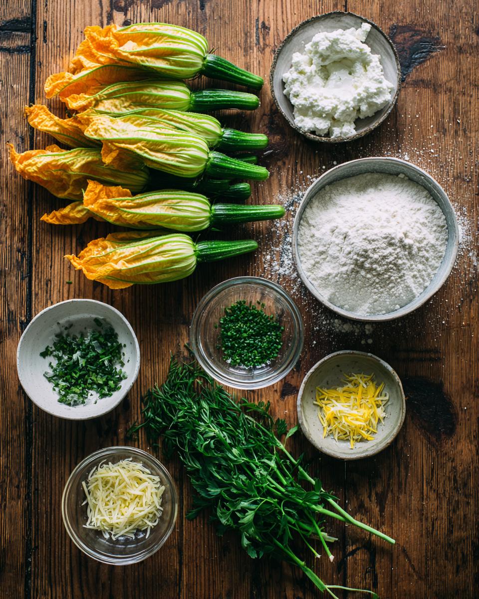 Stuffed Zucchini Blossoms - detail 1