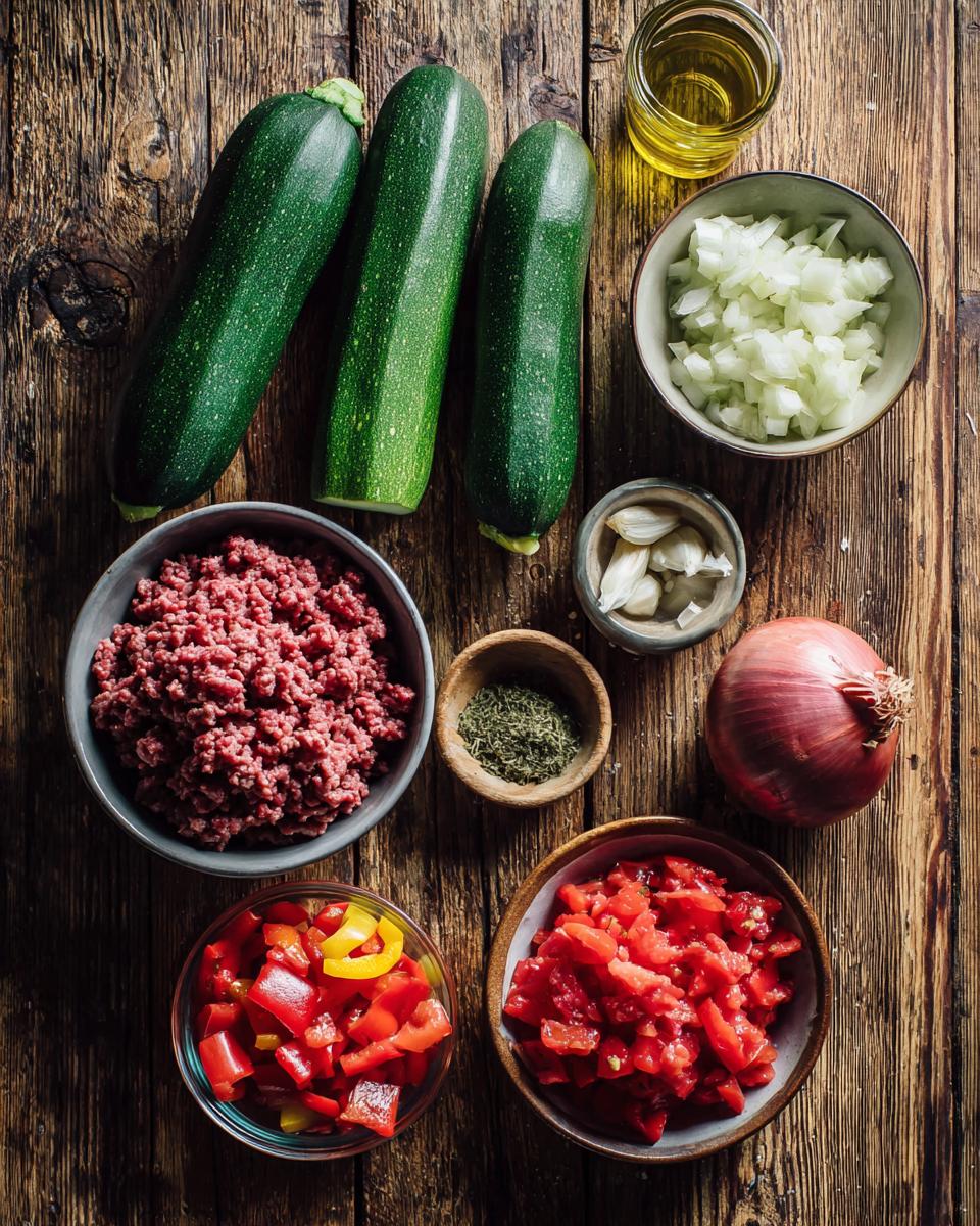 Stuffed Zucchini Boats - detail 1