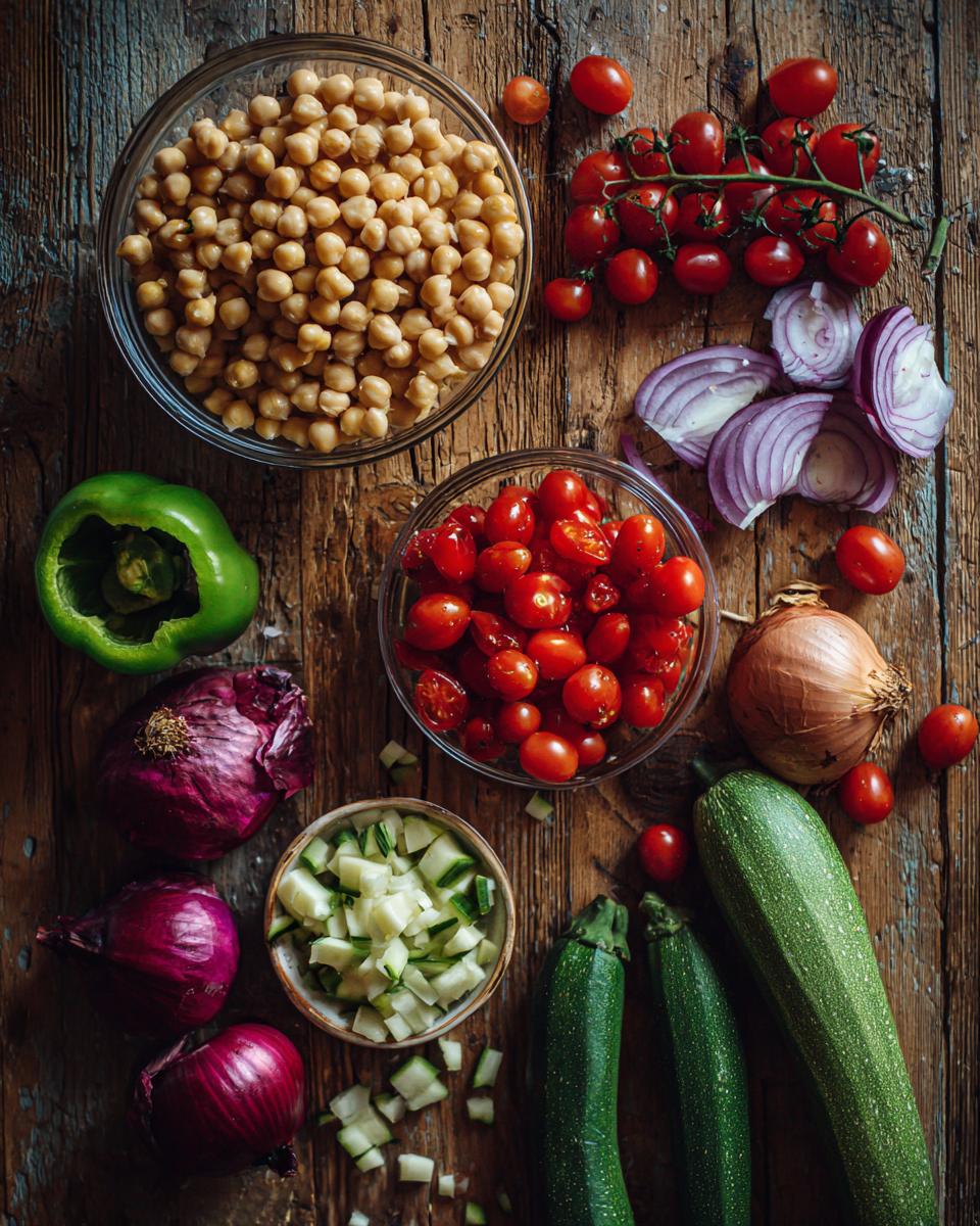 Vegan Greek Sheet Pan Dinner - detail 1