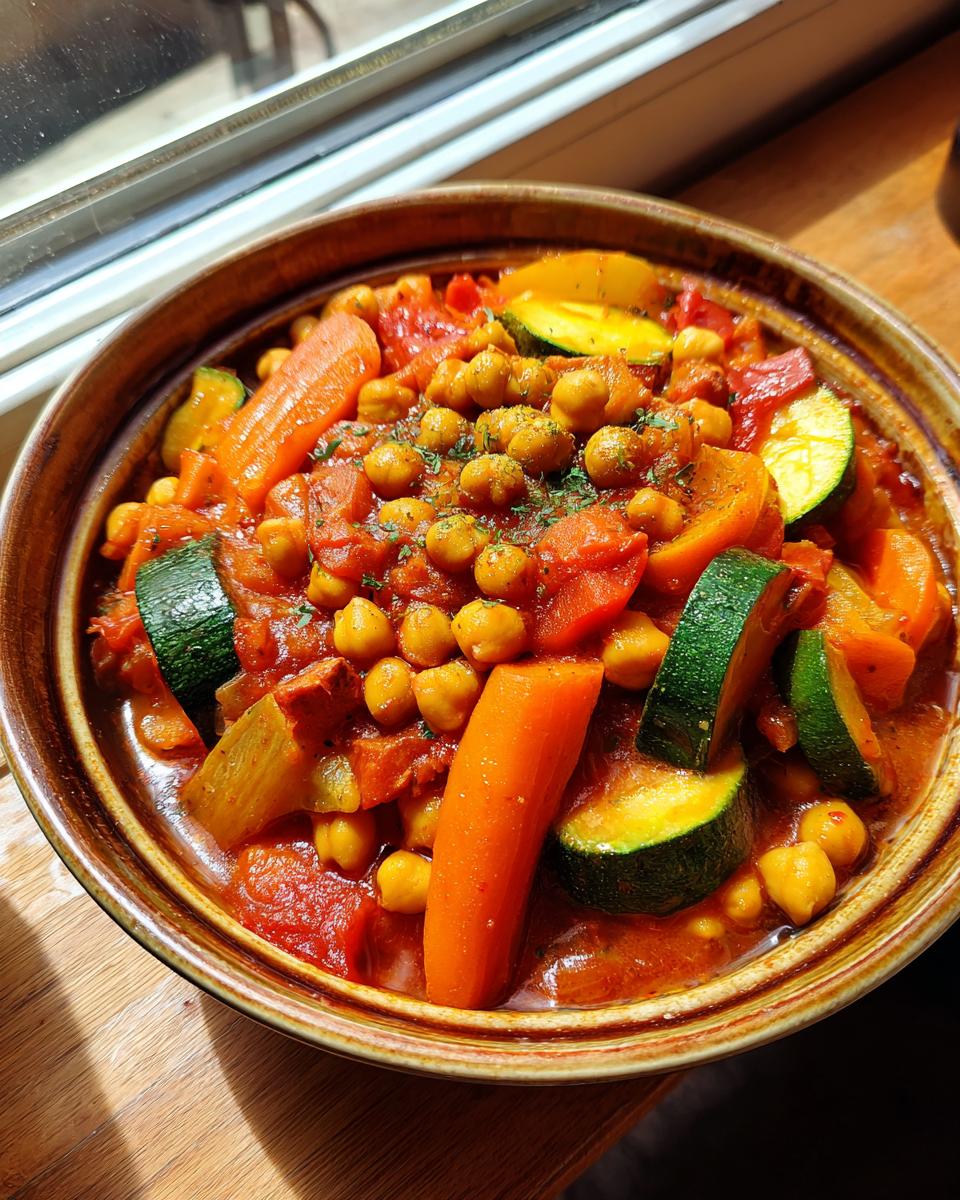 Chickpea and Vegetable Tagine - detail 2