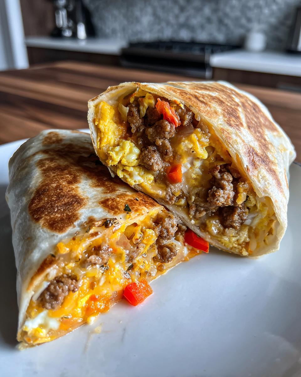 Make-Ahead Breakfast Burritos - detail 2