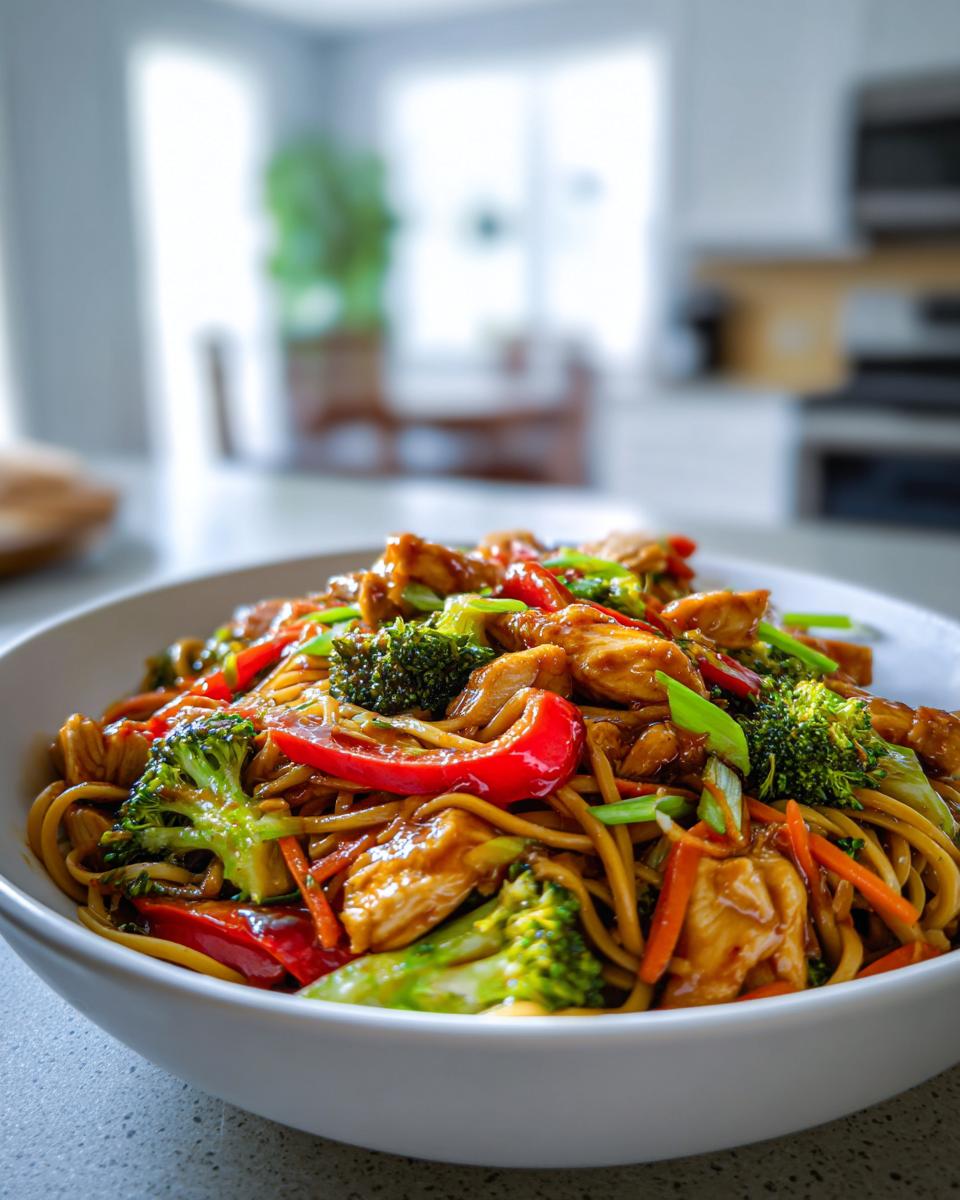 Meal Prep Chicken Lo Mein - detail 2