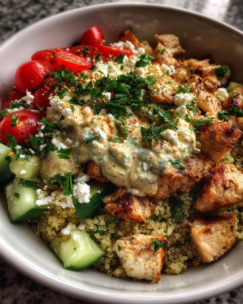 Meal Prep Creamy Chicken & Hummus Bowls - detail 2