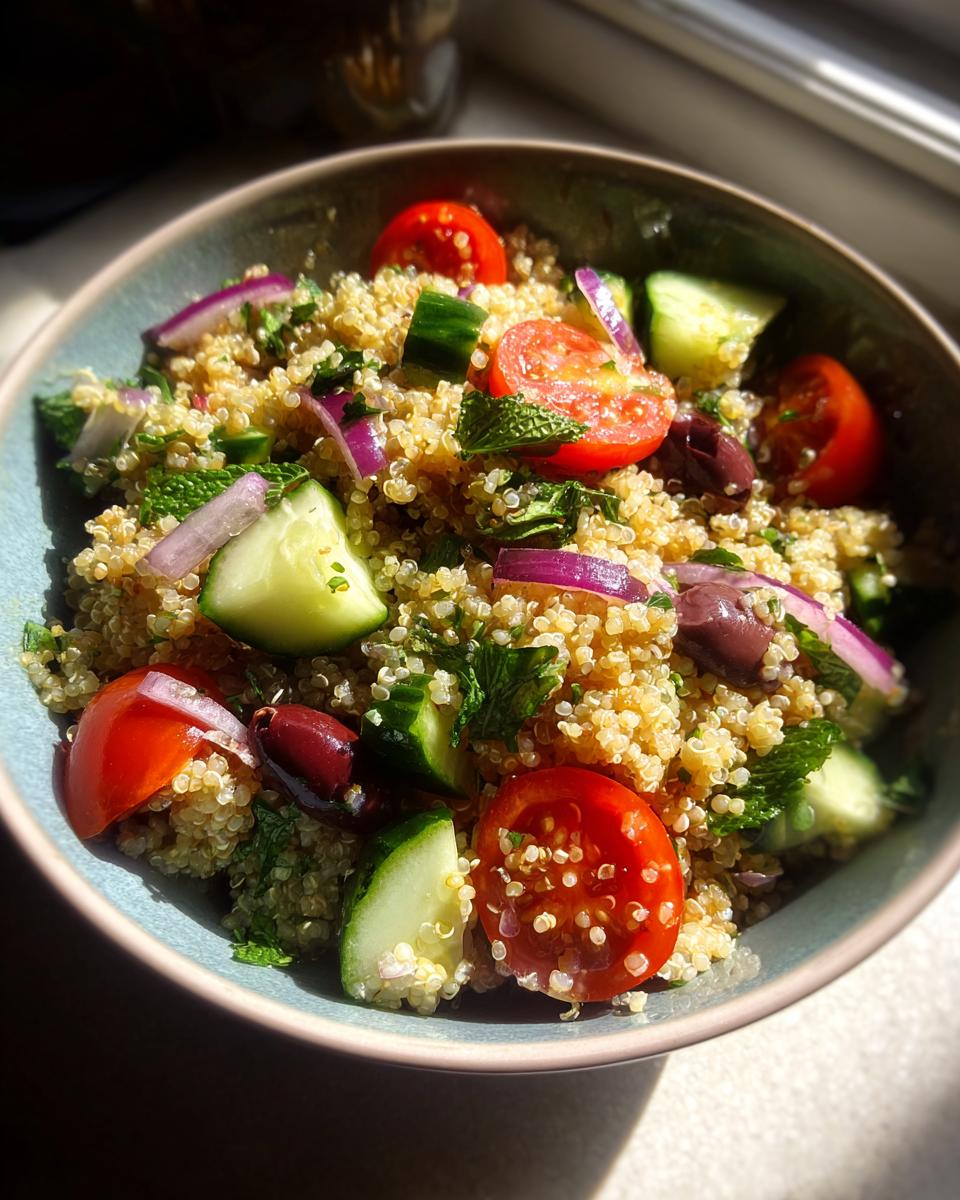 Mediterranean Quinoa Salad - detail 2