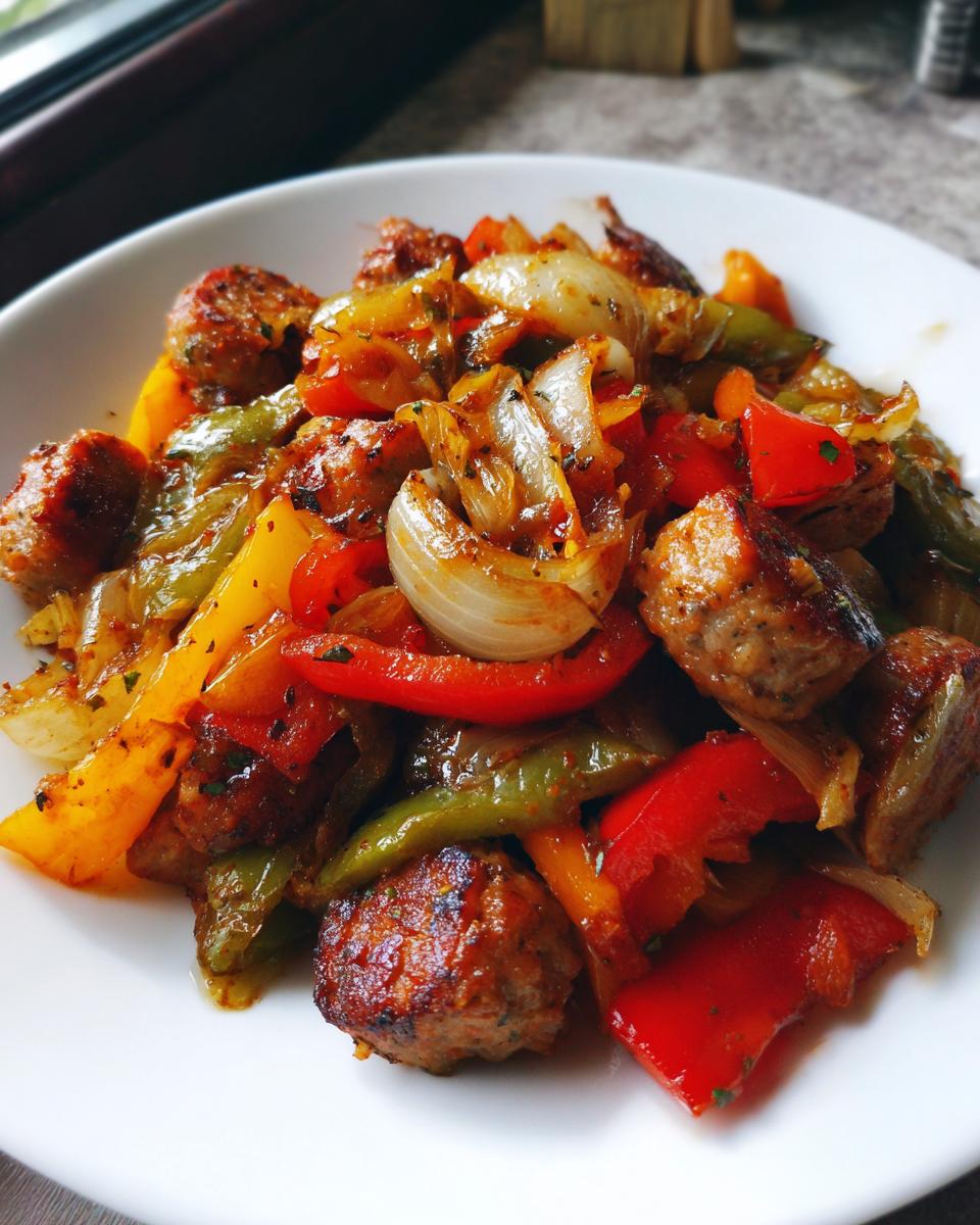 Sheet Pan Sausage and Peppers - detail 2