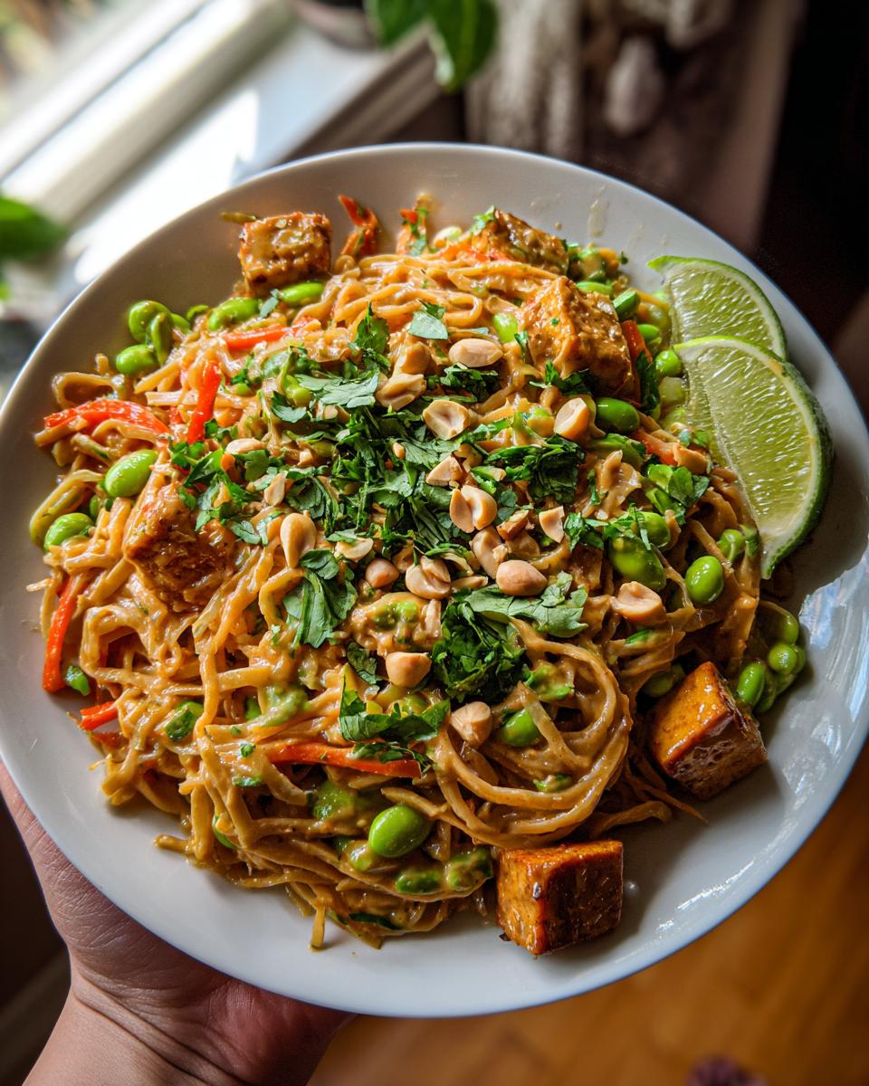 Spicy Peanut Noodles with Edamame - detail 2